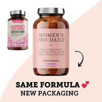 Vitamin Bounty Women's Pro-Daily Probiotic supplement with Cranberry & Black Cohosh + 10 Billion CFUs from 5 Strains to suppo...