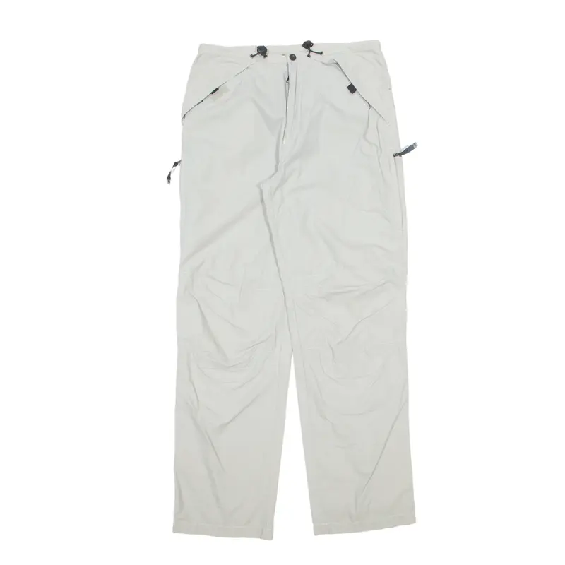 NASTY Outdoor Trousers Cream Regular Straight Womens W32 L32