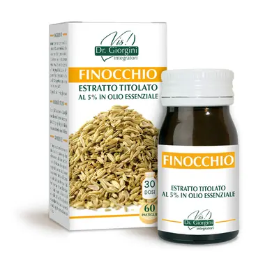 Dr Giorgini fennel titrated extract 60 tablets of 500 mg - 30 gr