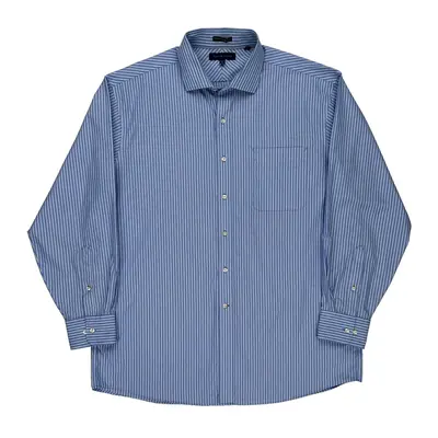 Tommy Hilfiger Striped Shirt - XL Blue Cotton