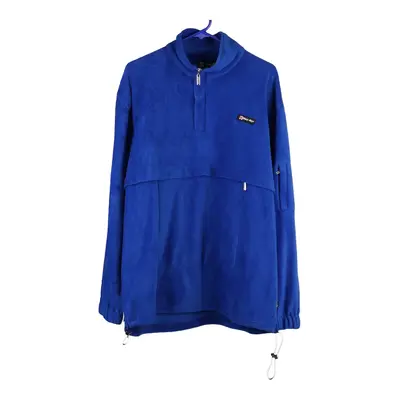 Mary Clayr 1/4 Zip - XL Blue Polyester