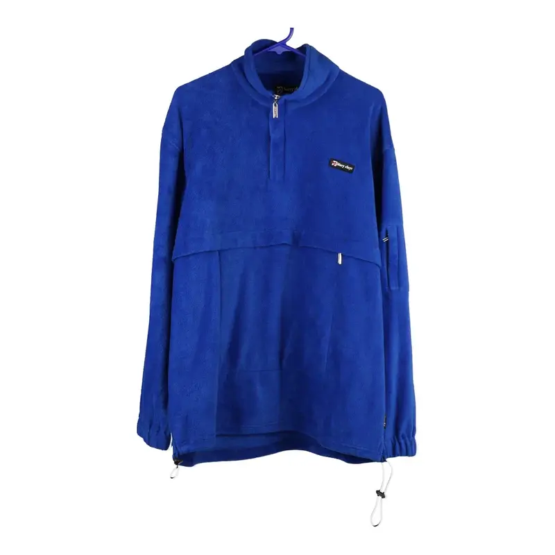 Mary Clayr 1/4 Zip - XL Blue Polyester