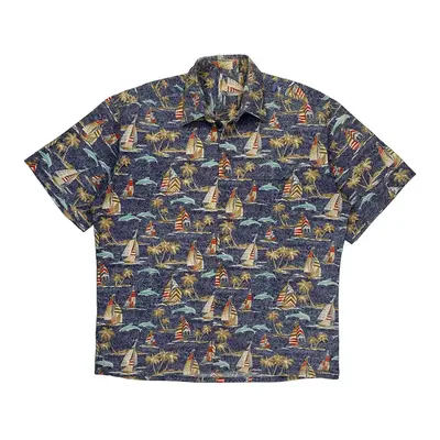 Unbranded Hawaiian Shirt - XL Multicoloured Cotton