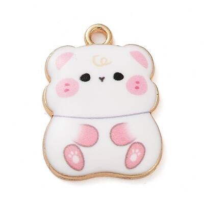 Rack Plating Alloy Enamel Pendants