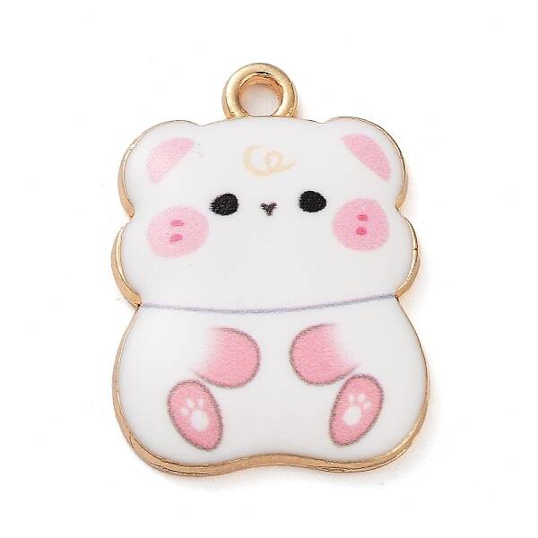 Rack Plating Alloy Enamel Pendants