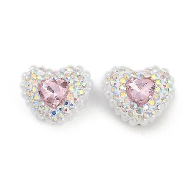 Polymer Clay Glass Rhinestone Beads