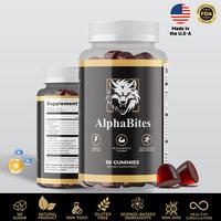 AlphaBites 7-in-1 Nitric Oxide Booster - Beet Root & L-Arginine  for Blood Flow, Energy & Stamina Support | 100% Natural  For...