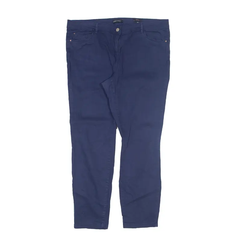 FIORELLA RUBINO Giada Trousers Blue Slim Skinny Womens W40 L30