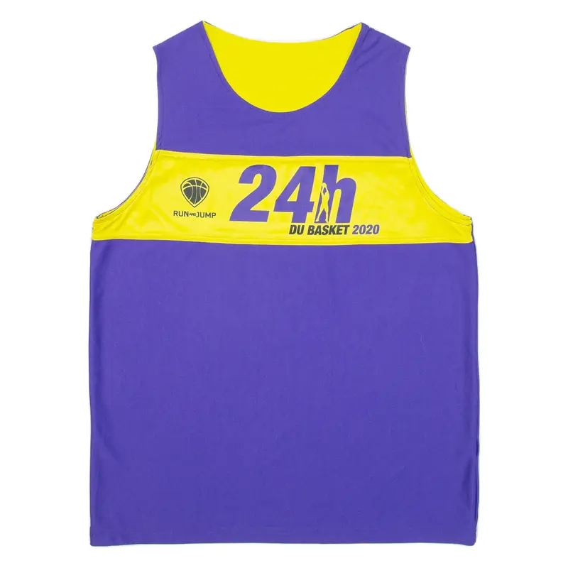 Du Basket 2020 Mens Jersey Purple Sleeveless USA S