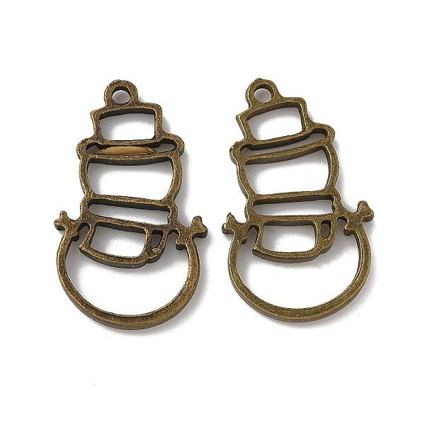 Alloy Open Back Bezel Pendants