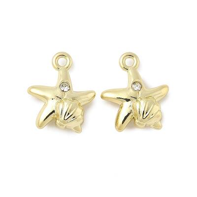 Alloy Rhinestone Charms