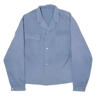 LUTTEURS Swiss Mens Workwear Jacket Blue L