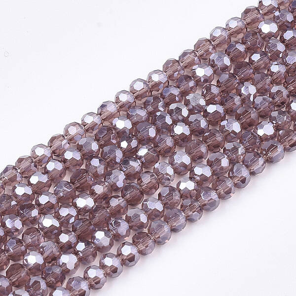 Electroplate Glass Beads Strands