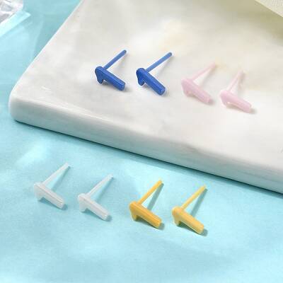 Hypoallergenic Bioceramics Zirconia Ceramic Stud Earrings