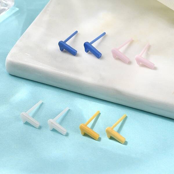 Hypoallergenic Bioceramics Zirconia Ceramic Stud Earrings