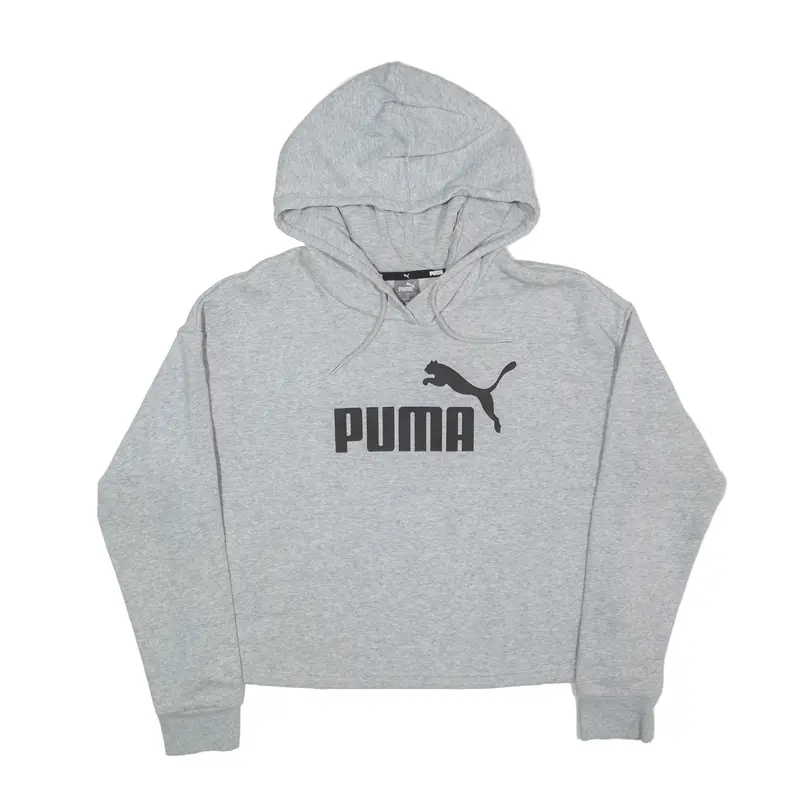 PUMA Hoodie Grey Pullover Womens XS