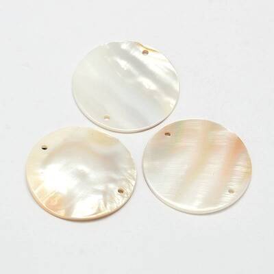 Natural Freshwater Shell Links connectors