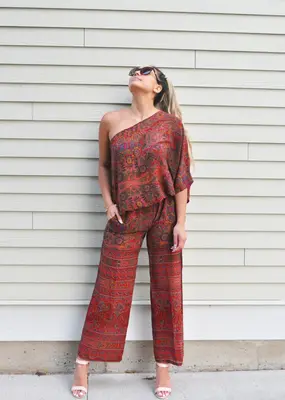 Free Love Jumpsuit - Wholesale - Upcycled ***Available to pre-order for SS23*** | Size: S/M M/L L/XL (2 2 2) | Color: Assorte...