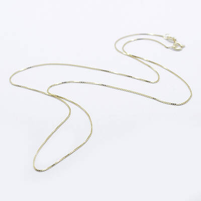 925 Sterling Silver Box Chain Necklaces
