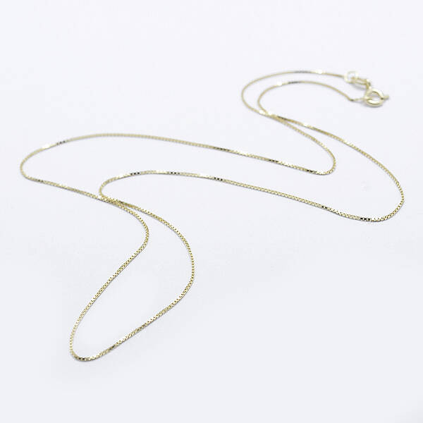 925 Sterling Silver Box Chain Necklaces
