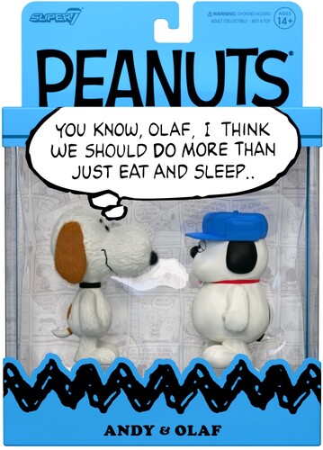Super7 - Peanuts ReAction Figures - Olaf & Andy (2-Pack)
