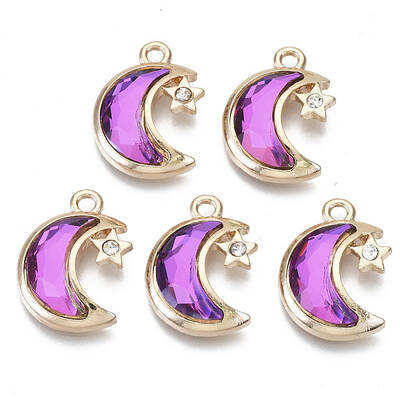 Glass Rhinestone Pendants
