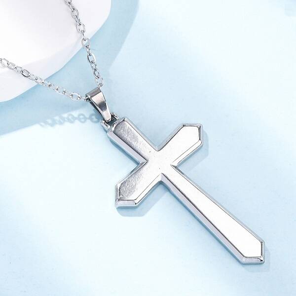 Cross 304 Stainless Steel Pendant Necklaces