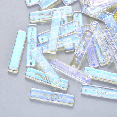 Transparent Glass Links connectors