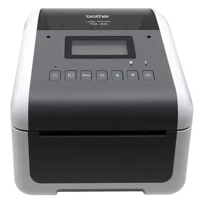 Brother TD4520DNC | 4.3-inch 300 dpi Direct Thermal Desktop Label Printer with Cutter