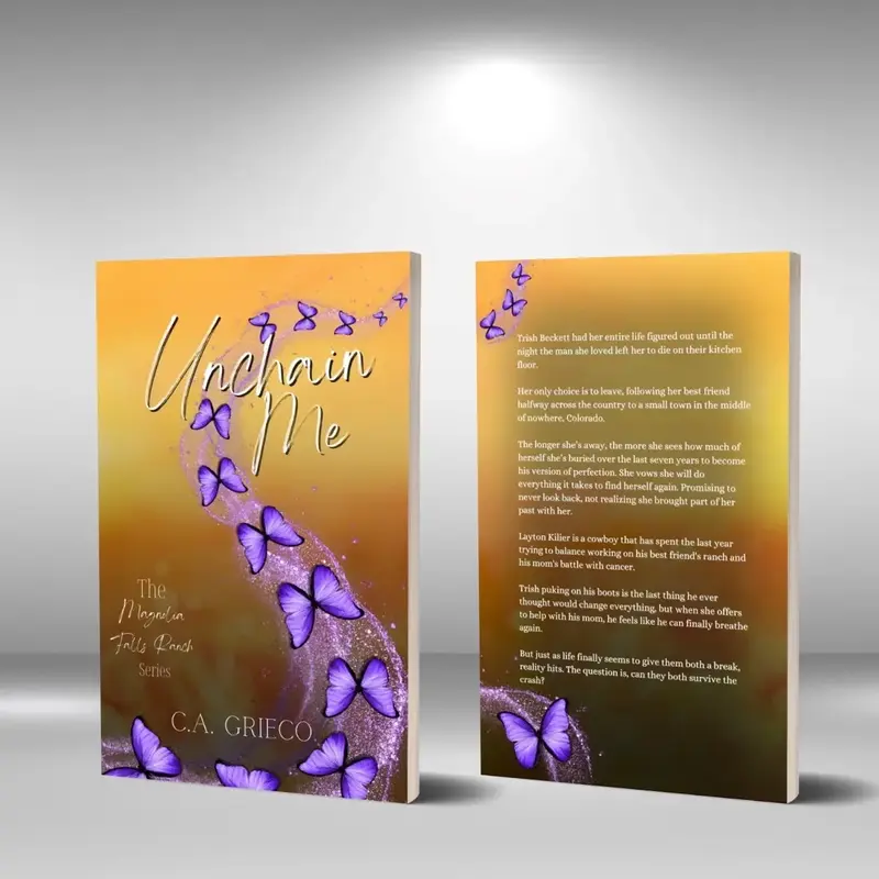 Unchain Me paperback (signed copy) Magnolia Falls Ranch series  book 2 (Romance Novel)