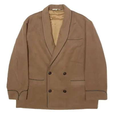 TEXA Womens Blazer Jacket Brown 90s UK 22