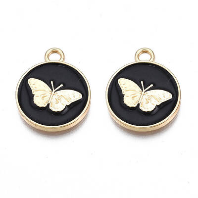 Alloy Enamel Pendants
