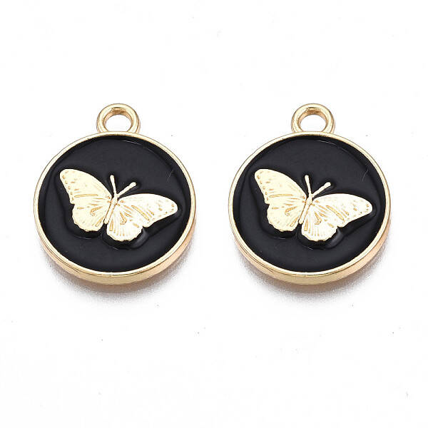 Alloy Enamel Pendants
