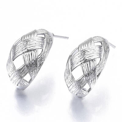 Brass Half Hoop Earrings