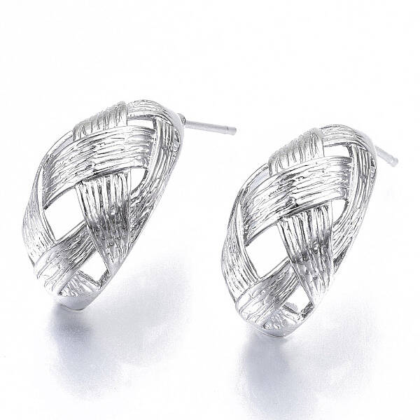 Brass Half Hoop Earrings