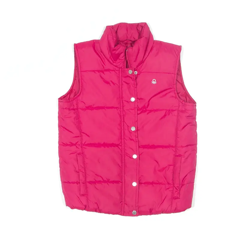UNITED COLOLRS OF BENETTON Puffer Gilet Pink Womens S
