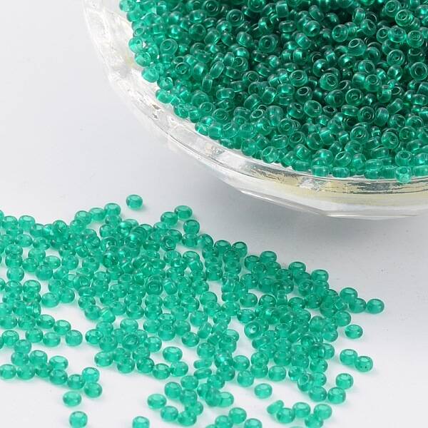 11/0 Grade A Transparent Glass Seed Beads