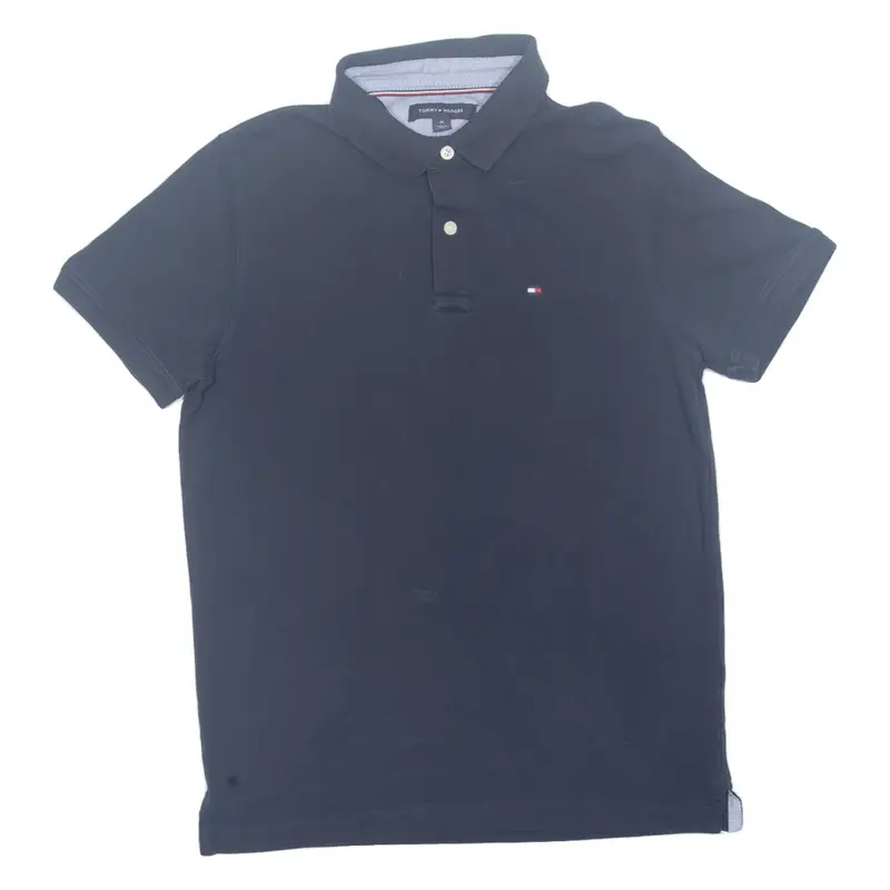 TOMMY HILFIGER Slim Fit Mens Polo Shirt Blue M
