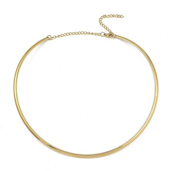 PVD Vacuum Plating 202 Stainless Steel Wire Choker Necklaces with Clasps