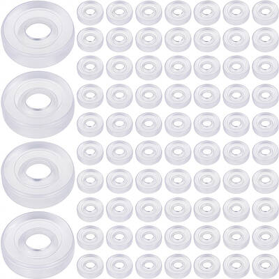 120Pcs Silicone Clip on Earring Pads