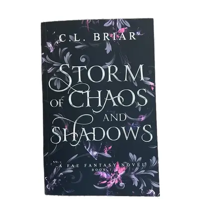Signed Storm of Chaos and Shadows Soft Cover + art print + stickers Book Series