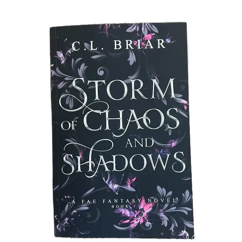 Signed Storm of Chaos and Shadows Soft Cover + art print + stickers Book Series