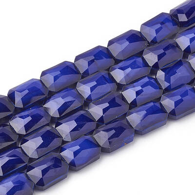 Opaque Solid Color Glass Beads Strands