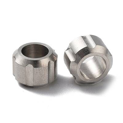 Non-Tarnish 303 Stainless Steel European Beads