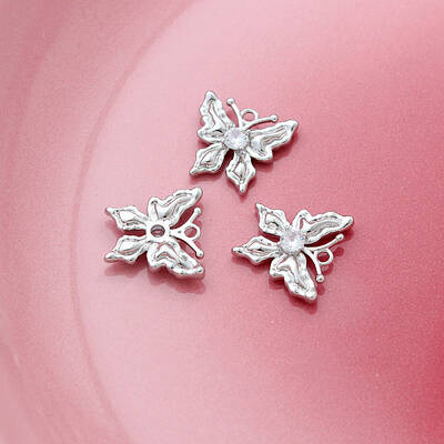 Brass Rhinestone Pendants