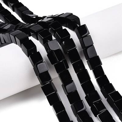 Natural Black Onyx(Dyed & Heated) Beads Strands