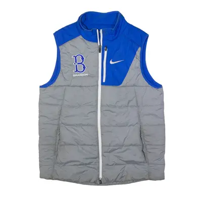 NIKE Branson Puffer Gilet Grey Mens M