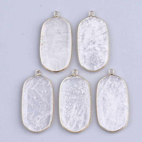 Natural Quartz Crystal Pendants