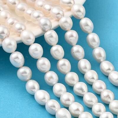 Natural Cultured Freshwater Pearl Beads Strands