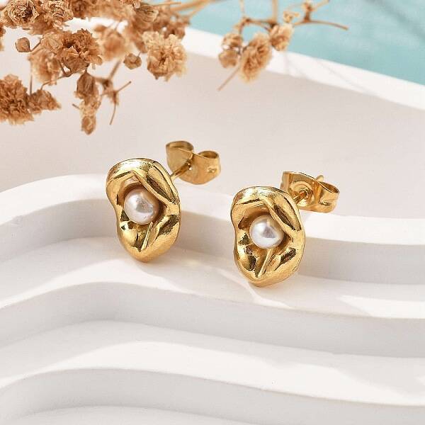 304 Stainless Steel Stud Earrings